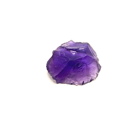 Natural Amethyst Africa Slice Rough 17.5 Carat Uncut Raw Gemstone Africa Mines 22x21mm Rock February Birthstone Spiritual Renewal