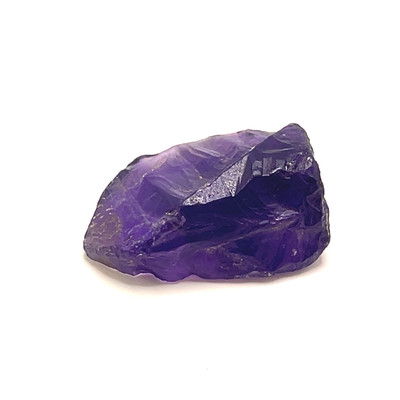 Natural Amethyst Slice Africa Mines Rough 46.5 Carat Uncut Raw Gemstone Africa Mines 30x22mm Rock February Birthstone Calming Emotional Energy