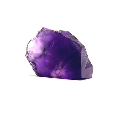 Natural Amethyst Africa Slice Rough 35.5 Carat Uncut Raw Gemstone Africa Mines 25x17mm Rock February Birthstone Encouraging Purity of Thought