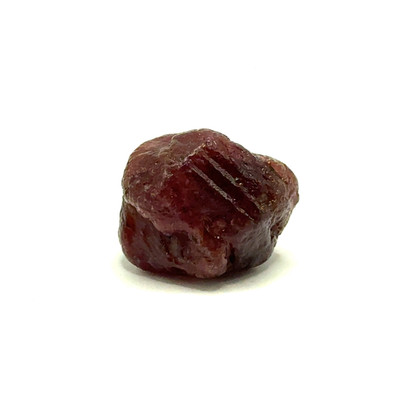 Natural Ruby Uncut Rough 68.7 Carats Tanzania Mines 21x18mm Super High Grade Burgundy Color Earth Mined Raw July Gemstone