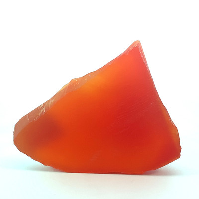 Natural Carnelian Rough 228.07 Carats Slice for Meditation Healing Uncut Gemstone 65x42mm Raw Rock Spiritual Jewelry Making
