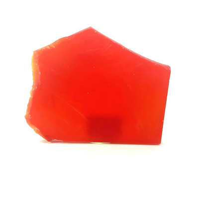 Natural Carnelian Rough 327.24 Carats Slice for Meditation Healing Uncut Gemstone 75x62mm Raw Rock Spiritual Jewelry Making