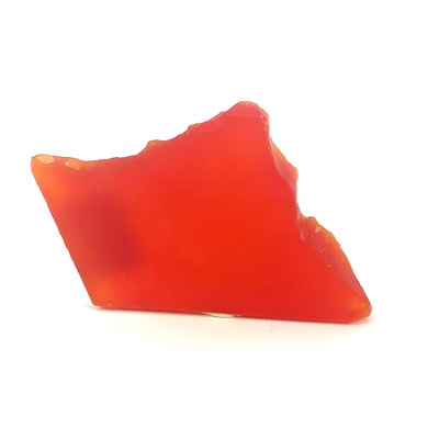 Natural Carnelian Rough 188.65 Carats Slice for Meditation Healing Uncut Gemstone 60x38mm Raw Rock Spiritual Jewelry Making