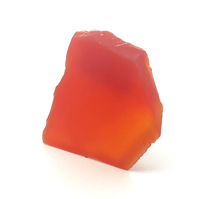 Natural Carnelian Rough 107.61 Carats Slice for Meditation Healing Uncut Gemstone 42x30mm Raw Rock Spiritual Jewelry Making
