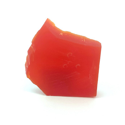 Natural Carnelian Rough 163.05 Carats Slice for Meditation Healing Uncut Gemstone 45x37mm Raw Rock Spiritual Jewelry Making