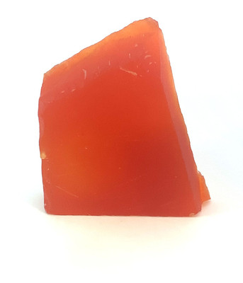 Natural Carnelian Rough 138.98 Carats Slice for Meditation Healing Uncut Gemstone 41x31mm Raw Rock Spiritual Jewelry Making