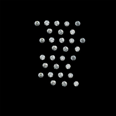 Natural Diamond Round 1.75-1.80mm Brilliant Cut SI-I Clarity GHI Color 29 Pcs Set 0.79 Cts Loose Diamonds Deal