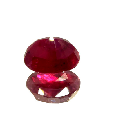 Natural Ruby | Oval Facet Cut VS2 Clarity 8.2x6.31mm Pigeon Blood Color | Loose Precious Gemstone