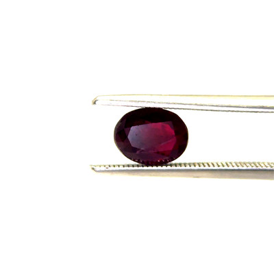 Natural Ruby | Oval Facet Cut VS Clarity 6.31x4.93mm Pigeon Blood Color | Loose Precious Gemstone