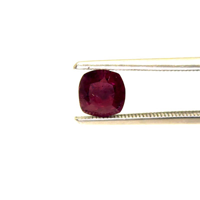 Natural Ruby | Cushion Facet Cut SI2 Clarity 5.3x5.3mm Scarlet Color | Loose Precious Gemstone