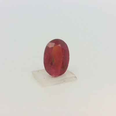 Natural Ruby Precious Gemstone | 8x5mm Oval Facet Cut VS2 Clarity Burgundy Red Color 1.47 Carat Loose Stone | July Birthstone