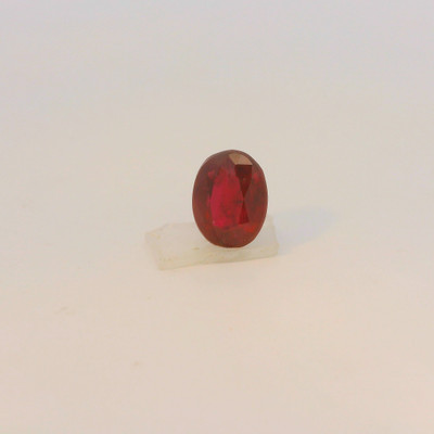 Natural Ruby Precious Gemstone | 7x5mm Oval Facet Cut FL Clarity Pigeon Blood Red Color 1.15 Carat Loose Stone | July Birthstone