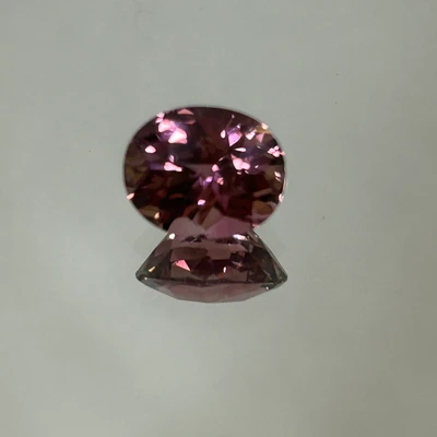 Natural Pink Tourmaline Oval Checker Cut 4.48 Cts VVS Clarity 11.3x8.5mm | Blush Pink Color Brazil October Birthstone | Jewelry Making Loose Gemstone