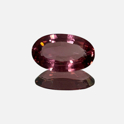 Natural Pink Tourmaline Oval 11x7mm German Facet Cut 1.89 Cts VS Clarity | Thulian Pink Color Brazil October Birthstone | Loose Gemstone