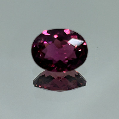 Natural Pink Tourmaline Oval 9x7mm Checker Cut 1.93 Cts VS Clarity | Hot Pink Color Brazil October Birthstone | Jewelry Making Loose Gemstone