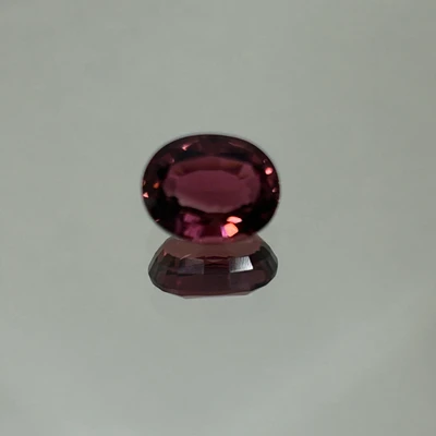 Natural Pink Tourmaline Oval German Facet Cut 2.25 Cts VVS Clarity 9.1x7.2mm | Light Rosewood Pink Color Brazil October Birthstone | Loose Gemstone