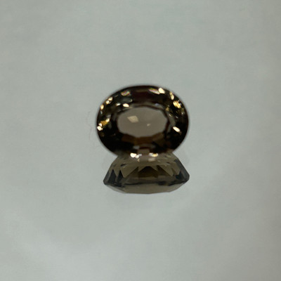 Natural Tourmaline Oval 11x9mm German Facet Cut 3.77 Cts VVS Clarity | Brown Color Brazil October Birthstone | Jewelry Making Loose Gemstone