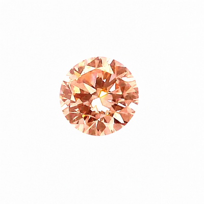 Diamond Lab Grown Round 4.35mm Light Pink Color Brilliant Cut 0.28 Cts Loose Diamond