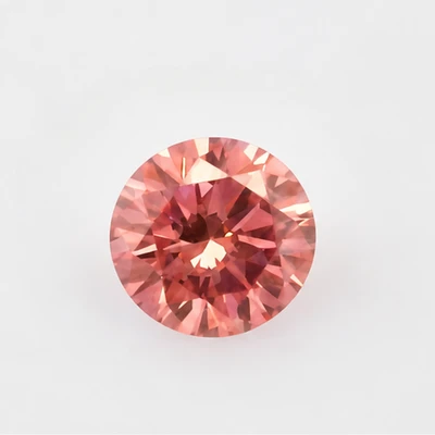 Diamond Lab Grown Round 3.13mm Intense Pink Color Brilliant Cut 0.13 Cts Jewelry Making Loose Stone