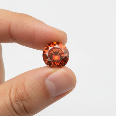 Diamond Lab Grown Vivid Pink Color Round 5.76mm Brilliant Cut 0.75 Cts Designer Jewelry Making