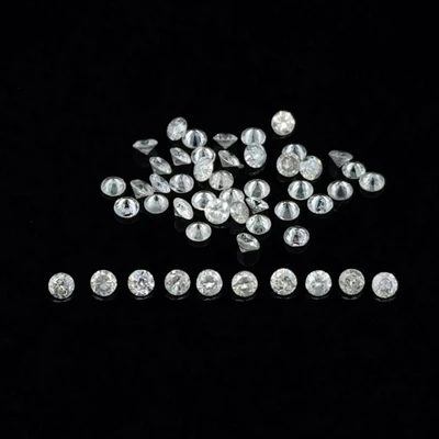 Lab Grown Diamond Round 5.20mm Brilliant Cut DEF Color VS VVS Clarity Loose Diamonds Jewelry Making