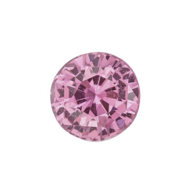 Natural Pink Sapphire 2.6mm Round Diamond Cut SI1 Clarity Baby Pink Color Loose Gemstone