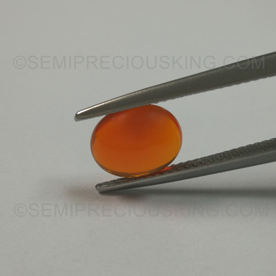 Natural Fire Opal 9.5X7.5 mm Oval Shape Mexico Loose Opal Gemstone