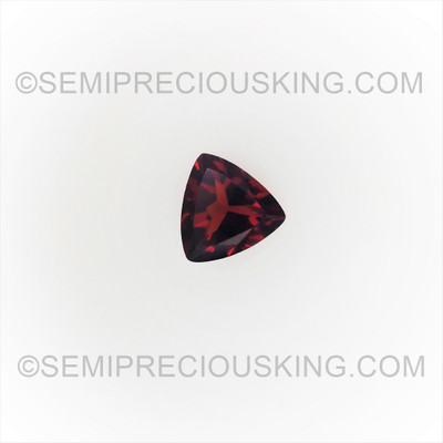 Natural Garnet Trillion Facet Cut 6X6mm Umber Color SI1 Clarity Loose Gemstone