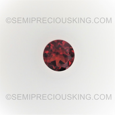 Natural Garnet Round Facet Cut 5X5mm Russet Color VS Clarity Loose Gemstone