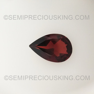Natural Garnet Pear Facet Cut 12X8mm Mahogany Color VS Clarity Loose Gemstone