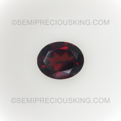 Natural Garnet Oval Facet Cut 10X8mm Mahogany Color VS Clarity Loose Gemstone