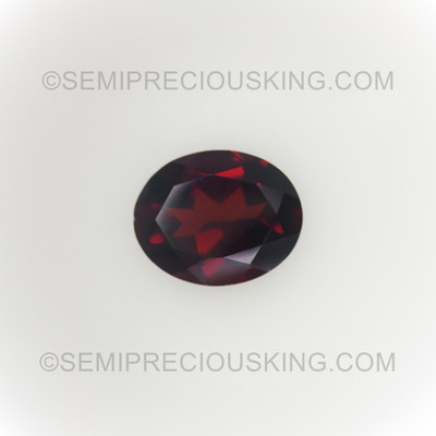 Natural Garnet Oval Facet Cut 10X8mm Umber Color VS Clarity Loose Gemstone
