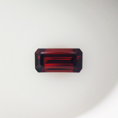 Natural Garnet Octagon Step Cut 10X5mm Burgundy Color VVS Clarity Loose Gemstone