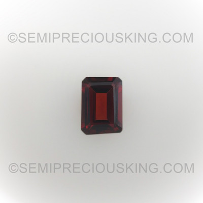 Natural Garnet Octagon Step Cut 7X5mm Burgundy Color VS Clarity Loose Gemstone