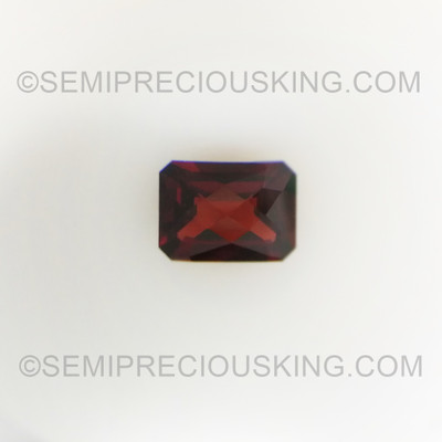 Natural Garnet Octagon Checkerboard Cut 8X6mm Rosewood Color VVS Clarity Loose Gemstone