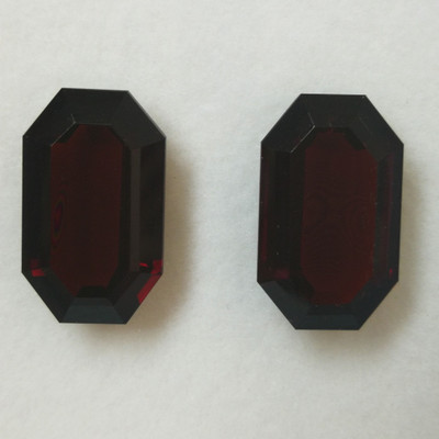 Mozambique Natural Garnet 16x9.5 mm Prolonged Step Cut Excellent Eye Clean Quality VVS Clarity