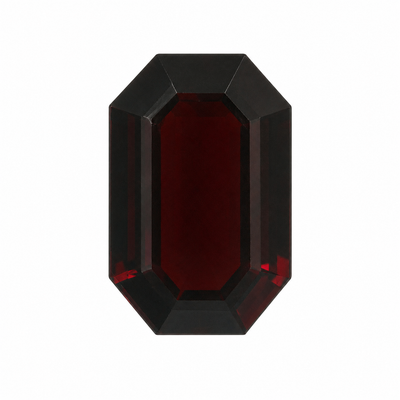 Natural Garnet Prolonged Step Cut 16x9.5mm Burgundy Color VVS Clarity Loose Gemstone