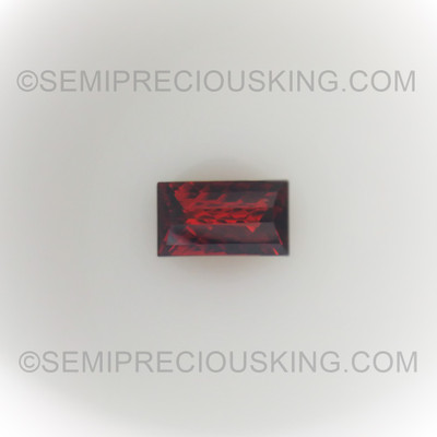 Natural Garnet Baguette Concave Cut 8X4mm Rosewood Color VVS Clarity Loose Gemstone