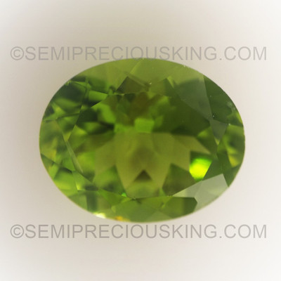 Natural Peridot Oval Faceted Cut 11X9mm Parrot Green Color VS Clarity Loose Gemstone