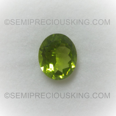 Natural Peridot Oval Faceted Cut 10X8mm Parrot Green Color VS Clarity Loose Gemstone