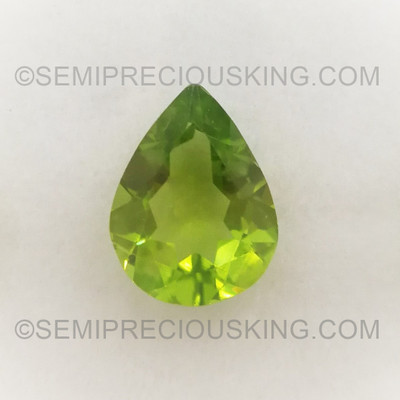 Natural Peridot Pear Faceted Cut 11X9mm Parrot Green Color VS Clarity Loose Gemstone