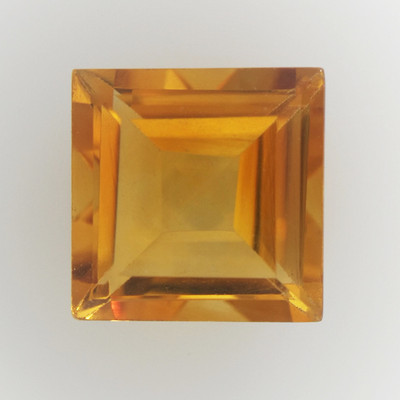 Natural Citrine Square Step Cut 5X5mm Golden Citrine Color VVS Clarity Loose Gemstone