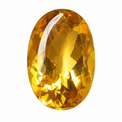 Natural Citrine Oval Bufftop 14X10mm Amber Yellow Color VVS Clarity Loose Gemstones