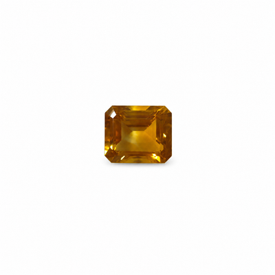Natural Citrine Octagon Step Cut 14x12mm Golden Citrine Color FL Clarity Loose Gemstone
