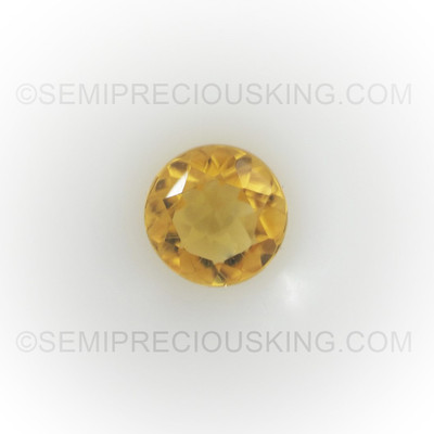 Natural Citrine Round Faceted Cut 4.5,5mm Dandelion Color VVS Clarity Loose Gemstone