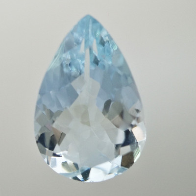 Natural Aquamarine Pear Faceted Cut 9X6mm Baby Blue Color VVS Clarity Loose Gemstone
