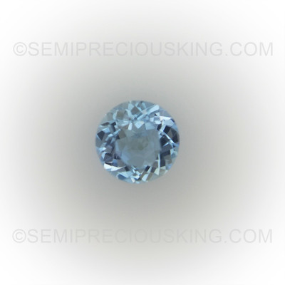 Natural Aquamarine Round Faceted Cut 5X5mm Cascade Blue Color VS Clarity Loose Gemstone