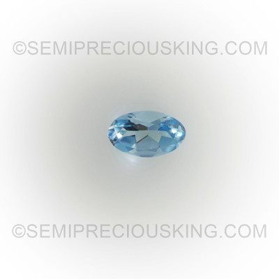 Natural Aquamarine Oval Faceted Cut 5X3mm Cascade Blue Color FL Clarity Loose Gemstone