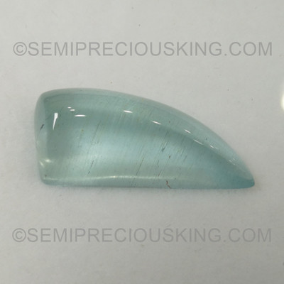 Natural Aquamarine Fancy Cabochon 21x9mm Aqua Sky Blue Color SI2 Clarity Loose Gemstone
