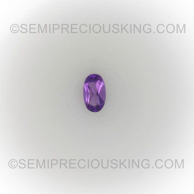 Natural Amethyst African Oval Facet Cut 5X3mm Grape Purple Color VS Clarity Loose Gemstone
